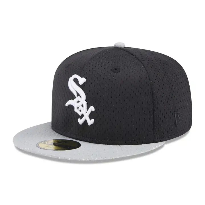 CHICAGO WHITE SOX MLB TC BP Mesh 59FIFTY BLK/GRY WS CHAMP 20