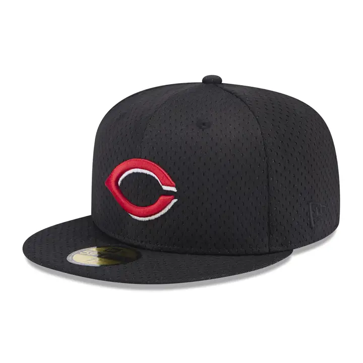 CINCINNATI REDS MLB TC BP Mesh 59FIFTY BLK RIVERFRONT STADIU