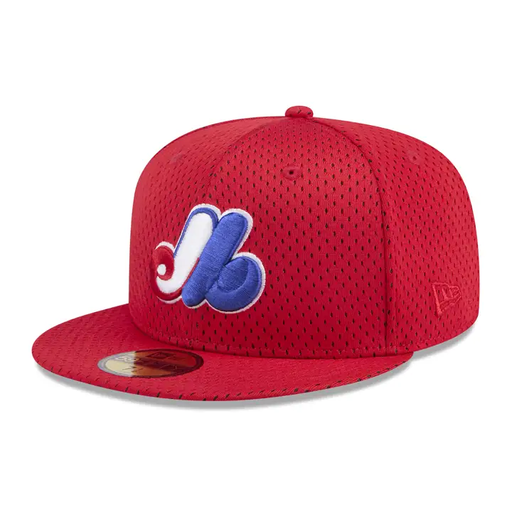 MONTREAL EXPOS MLB TC BP Mesh 59FIFTY ROUGE STADE OLYMPIQUE