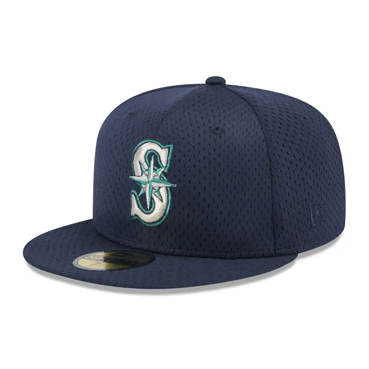 SEATTLE MARINERS MLB TC BP Mesh 59FIFTY MARINE 25TH ANN