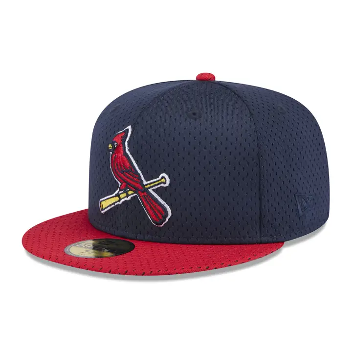 ST. LOUIS CARDINALS MLB TC BP Mesh 59FIFTY MARINE/ROUGE BUSCH ST