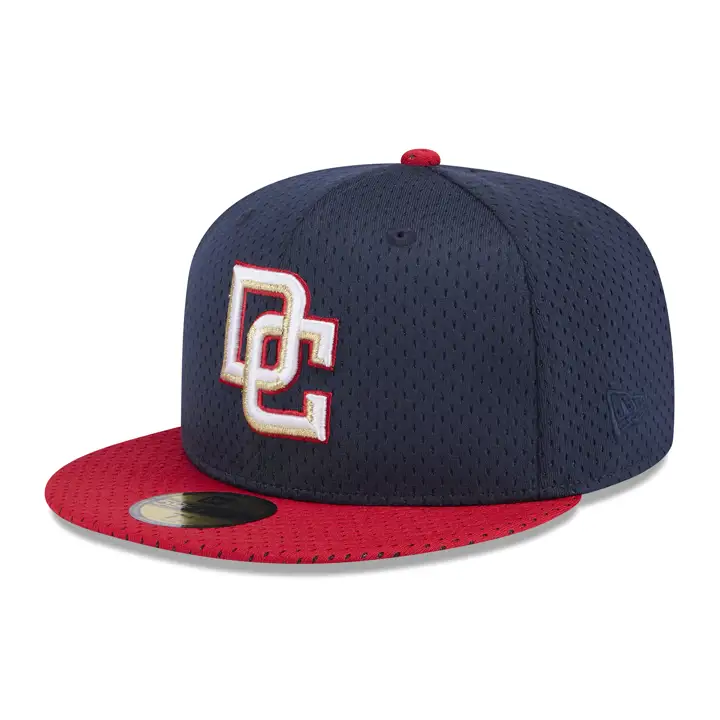 CASQUETTE WASHINGTON NATIONALS MLB TC BP Mesh 59FIFTY MARINE/ROUGE ALT