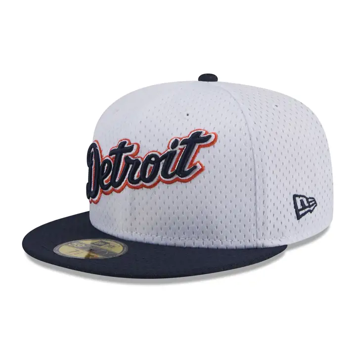 DETROIT TIGERS MLB BP en maille blanche 59FIFTY BLC/MARINE SAISON 2000