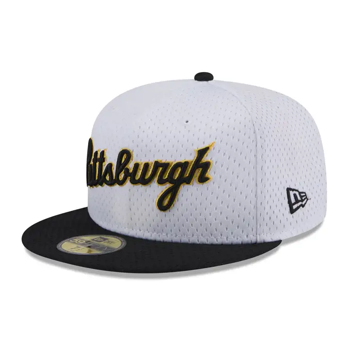 PITTSBURGH PIRATES MLB BP Maille Blanche 59FIFTY BLC/NOI ASG 199