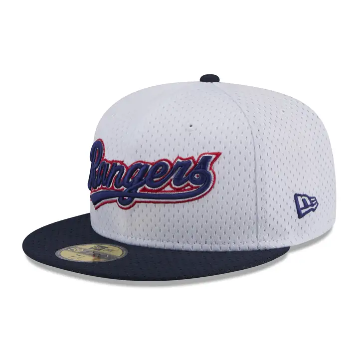 TEXAS RANGERS MLB Casquette BP Mesh 59FIFTY BLANC/BLEU MARINE ASG 1995
