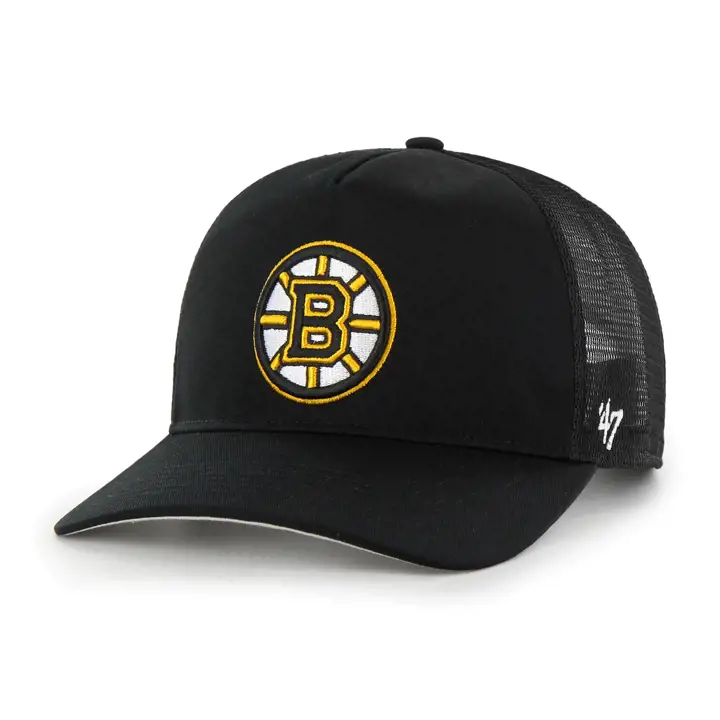 BOSTON BRUINS NHL Casquette filet Sure Shot 47 Hitch noire actuelle