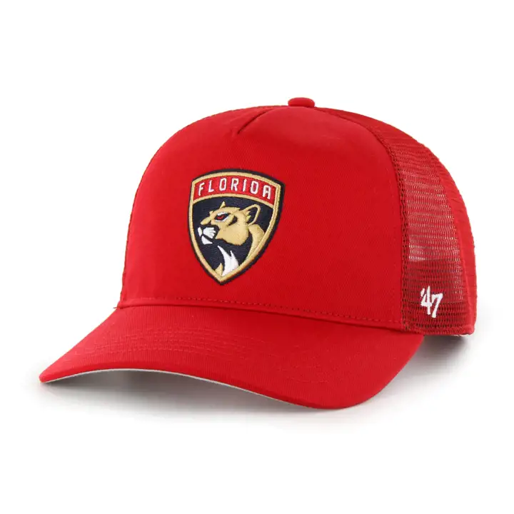 FLORIDA PANTHERS LNH Casquette Filet 47 Hitch ROUGE Actuel