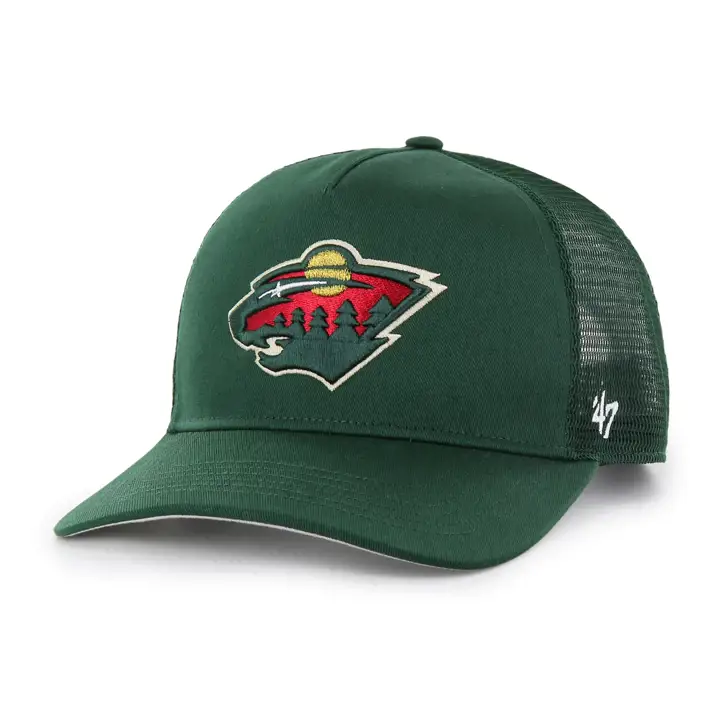 MINNESOTA WILD LNH Casquette Trucker Filet 47 Hitch DKGRN Actuel
