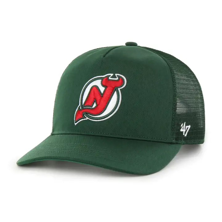 NEW JERSEY DEVILS NHL Casquette filet Sure Shot 47 Hitch Vert foncé vintage
