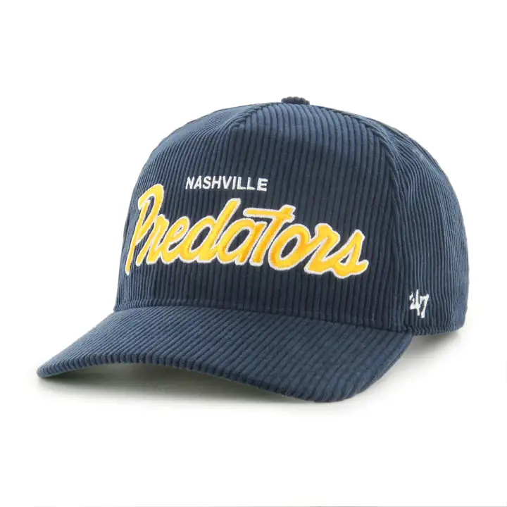 NASHVILLE PREDATORS LNH Casquette Crosstown Cord 47 Hitch NAVY