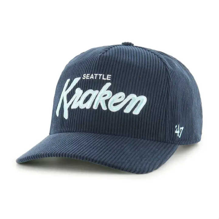 CASQUETTE SEATTLE KRAKEN NHL Crosstown Cord 47 Hitch BLEU MARINE