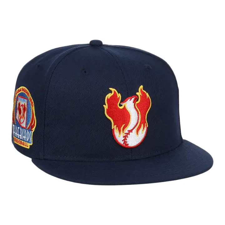 PHOENIX FIREBIRDS EFF MiLB Casquette Vintage Snapback Bleu Marine
