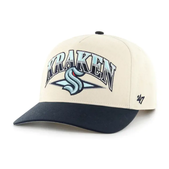 SEATTLE KRAKEN NHL Arc Line Casquette 47 Hitch NATUREL