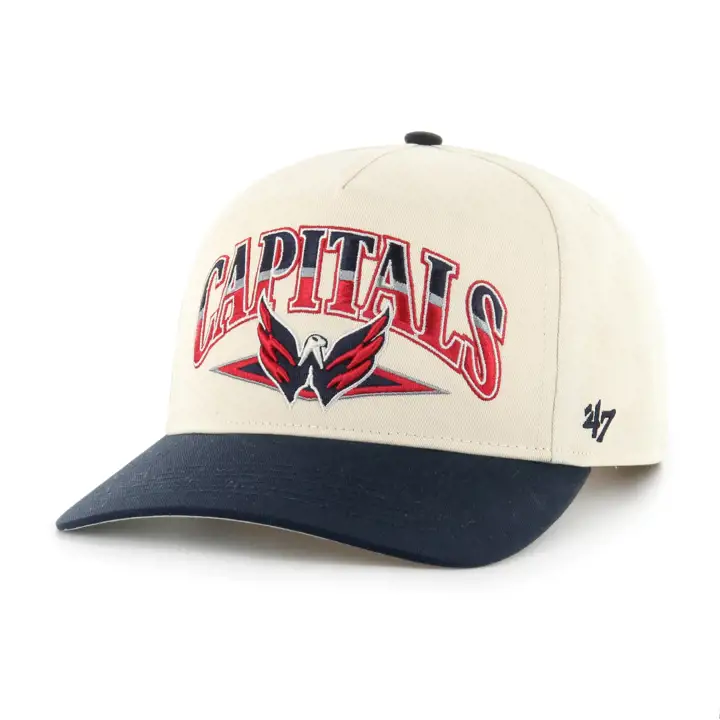 WASHINGTON CAPITALS LNH Casquette Arc Line 47 Hitch NATUREL