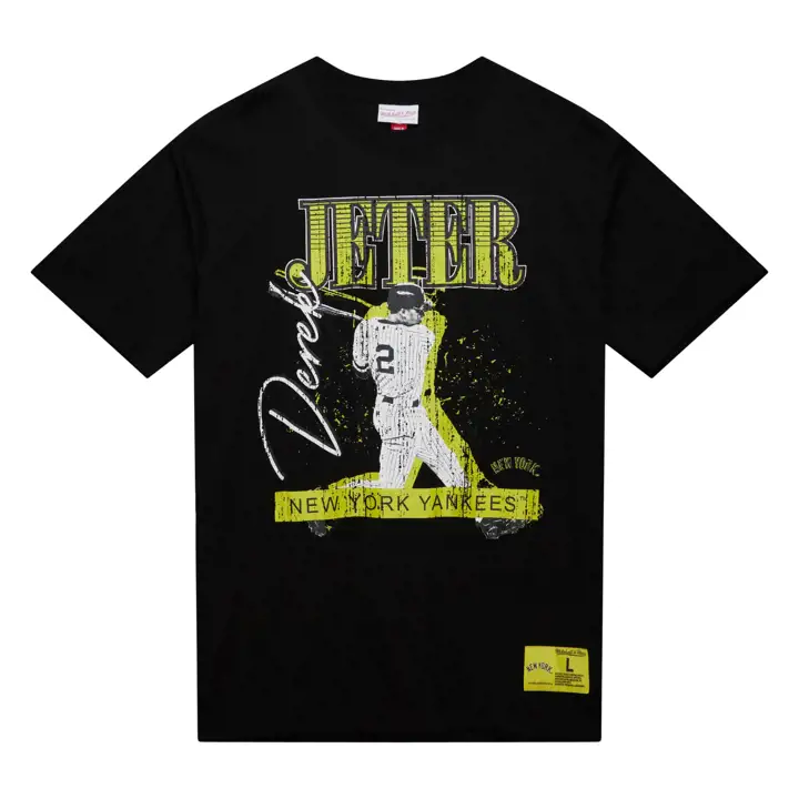 T-shirt Joueur New York Yankees MLB Neon Pop Derek Jeter noir/jaune