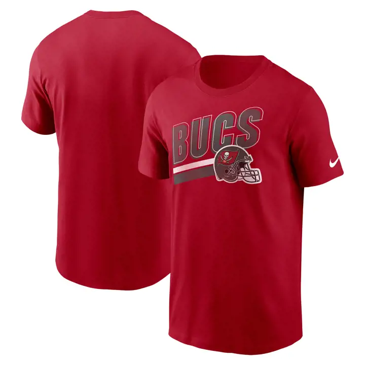 T-shirt Tampa Bay Buccaneers NFL Nike Essential Cotton Blitz Lockup