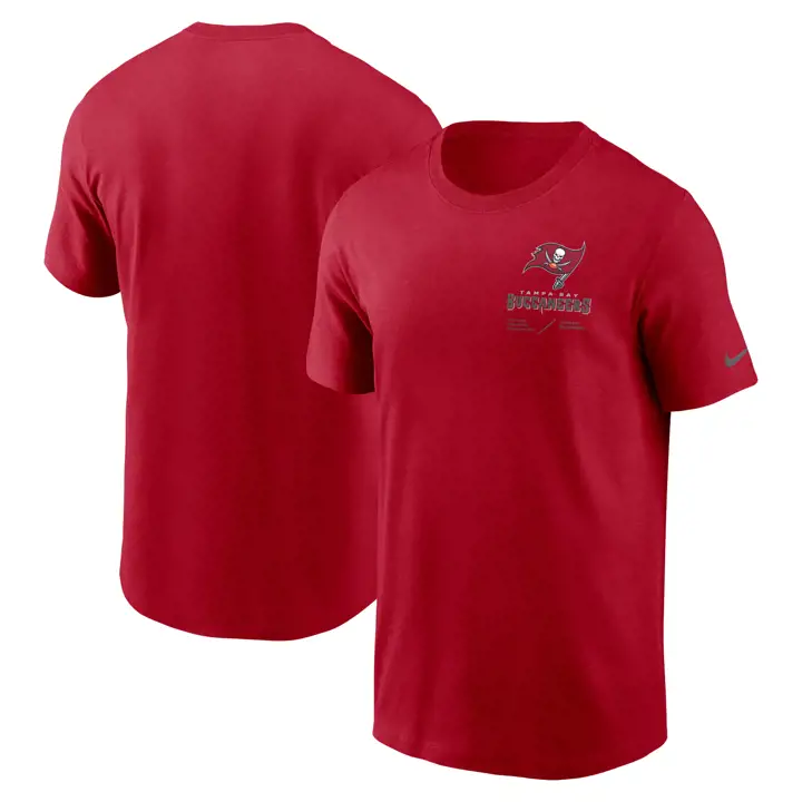 T-shirt à manches courtes NFL Nike Dri-FIT Cotton Team Issue des Buccaneers