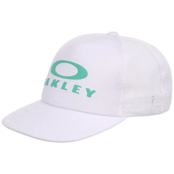 Casquette trucker en mousse Oakley O Stack blanc/sarcelle
