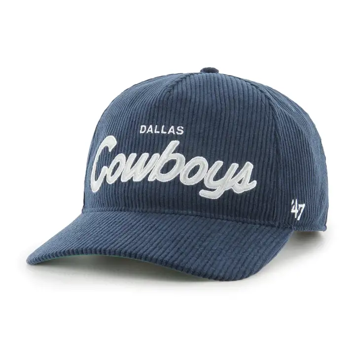 DALLAS COWBOYS NFL Casquette Corduroy Crosstown '47 Hitch RF Bleu Marine
