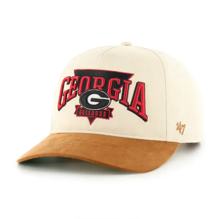 CASQUETTE À VISIÈRE COURBÉE « 47 HITCH NATURAL » NCAA GEORGIA BULLDOGS