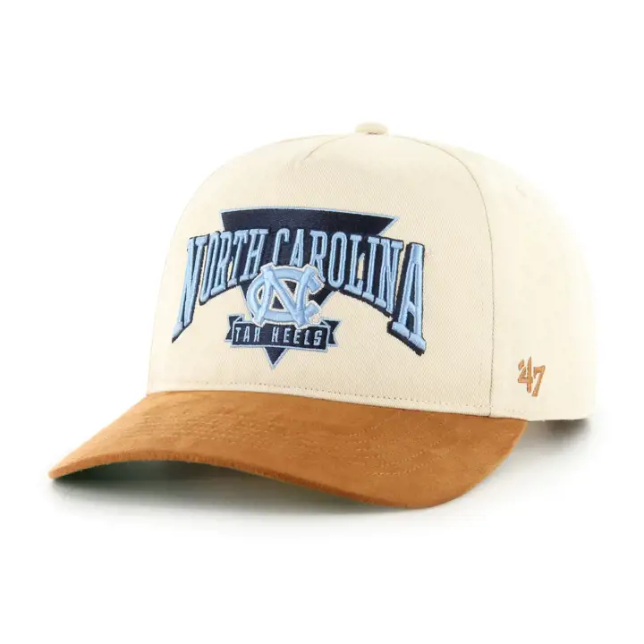 NORTH CAROLINA TAR HEELS UNC NCAA TRIANGLE 47 HITCH NATURAL