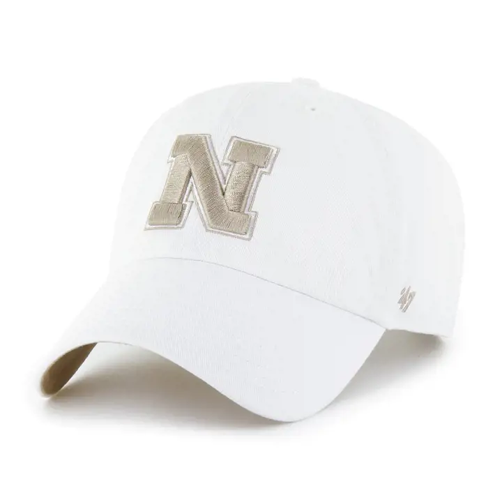 NEBRASKA CORNHUSKERS NCAA WHITE NOISE 47 CLEAN UP WHT