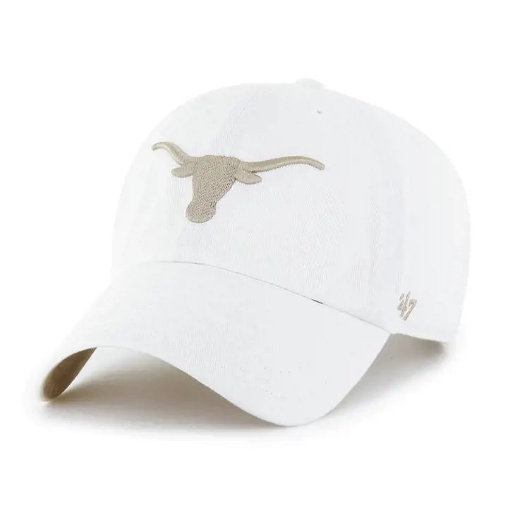 TEXAS LONGHORNS NCAA BRUIT BLANC 47 CLEAN UP BLANC