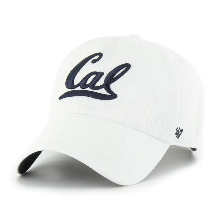 U.C. Berkeley Golden Bears NCAA WHITE NOISE 47 CLEAN UP WHT