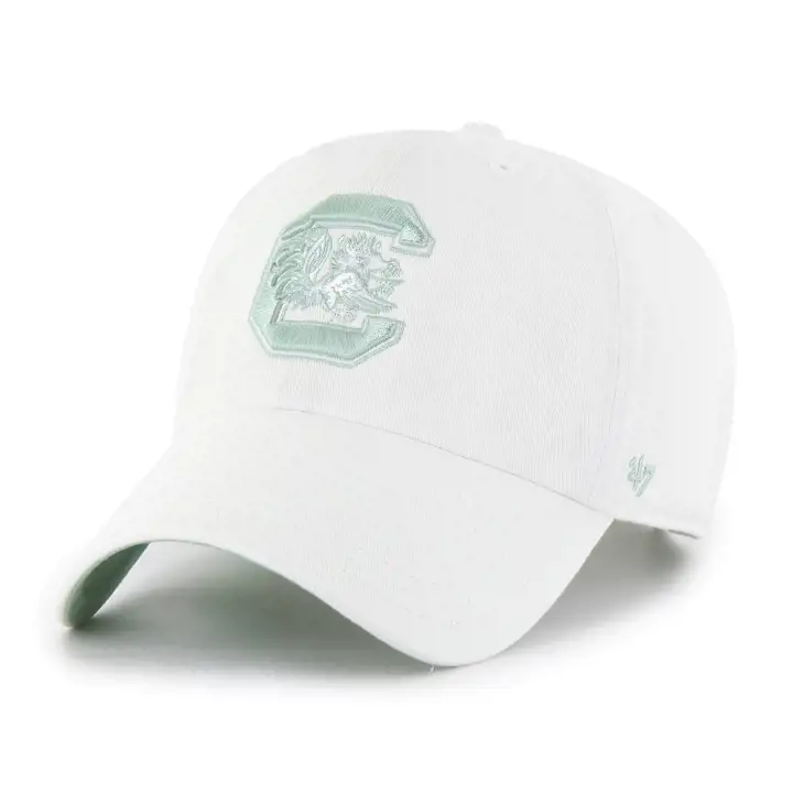 SOUTH CAROLINA GAMECOCKS NCAA WHITE NOISE 47 CLEAN UP BLANC