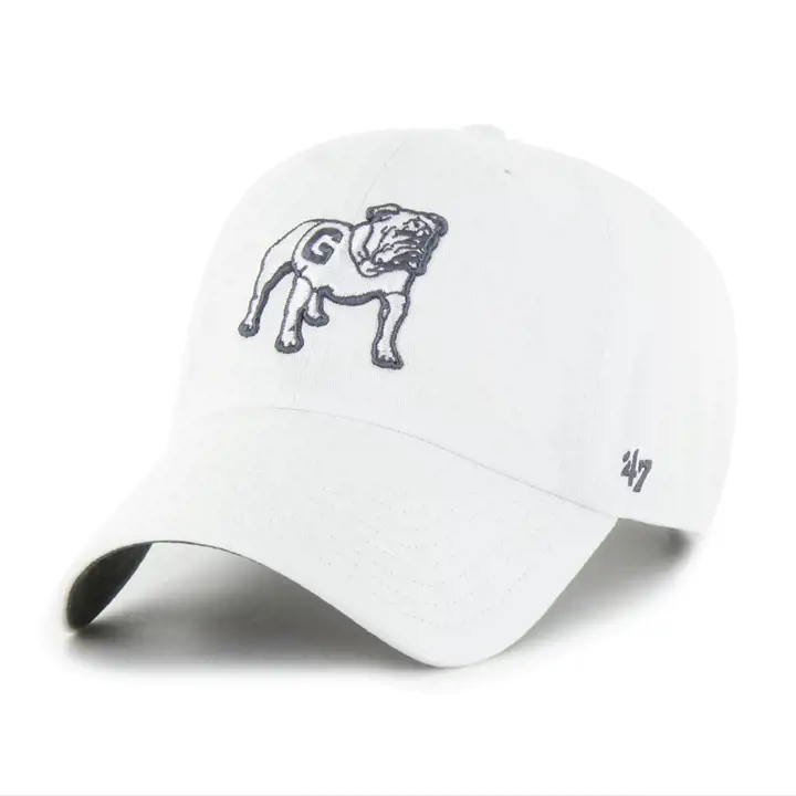 GEORGIA BULLDOGS NCAA BRUIT BLANC 47 CLEAN UP BLANC