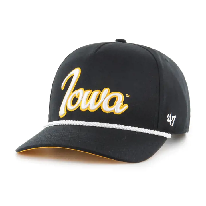 IOWA HAWKEYES NCAA PAR DESSUS 47 HITCH NOIR