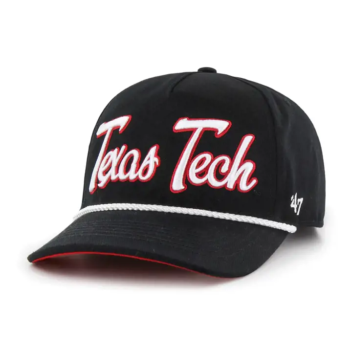 TEXAS TECH RED RAIDERS NCAA SUR-MESURE 47 HITCH NOIR