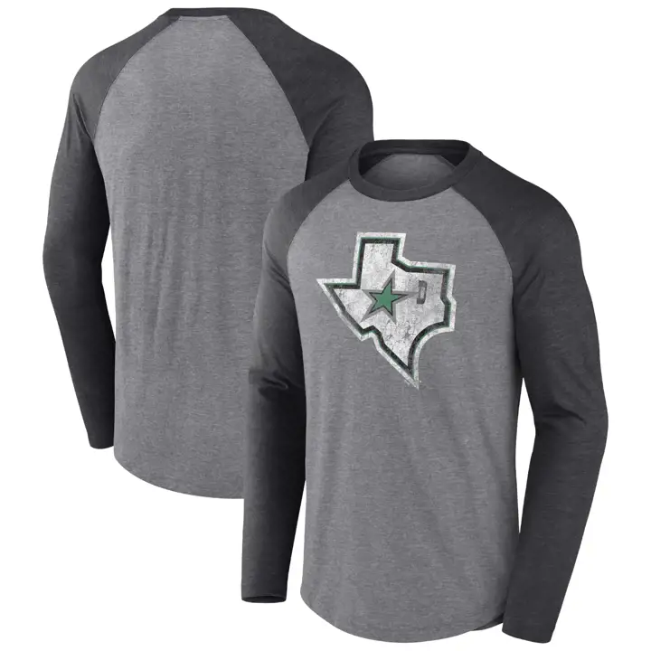 Dallas Stars LNH T-shirt manches 3/4 triblend vert