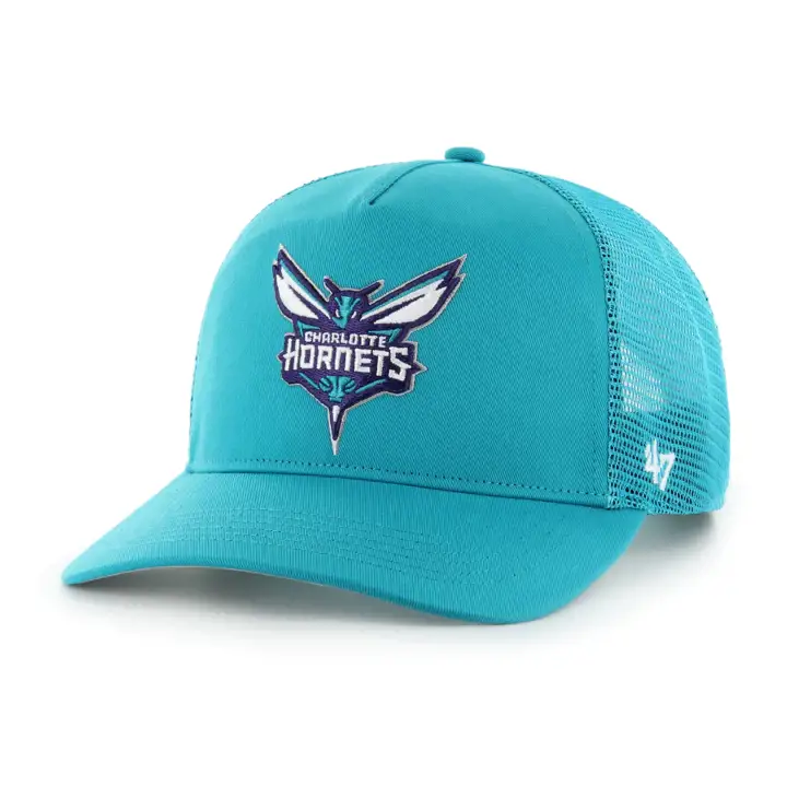 Charlotte Hornets NBA '47 Sure Shot Mesh Hitch TEAL/TEAL/GRY