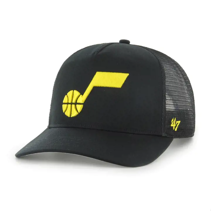 Casquette Utah Jazz NBA '47 Sure Shot Mesh Hitch BLK/BLK/GRY