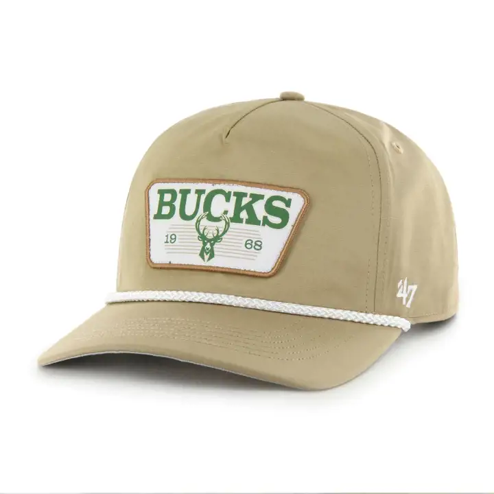 Milwaukee Bucks NBA '47 Sculpwood Hitch KHA/KHA/GRY