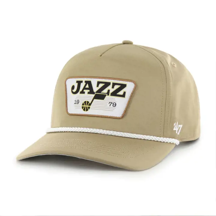 Utah Jazz NBA '47 Sculpwood Hitch KHA/KHA/GRY