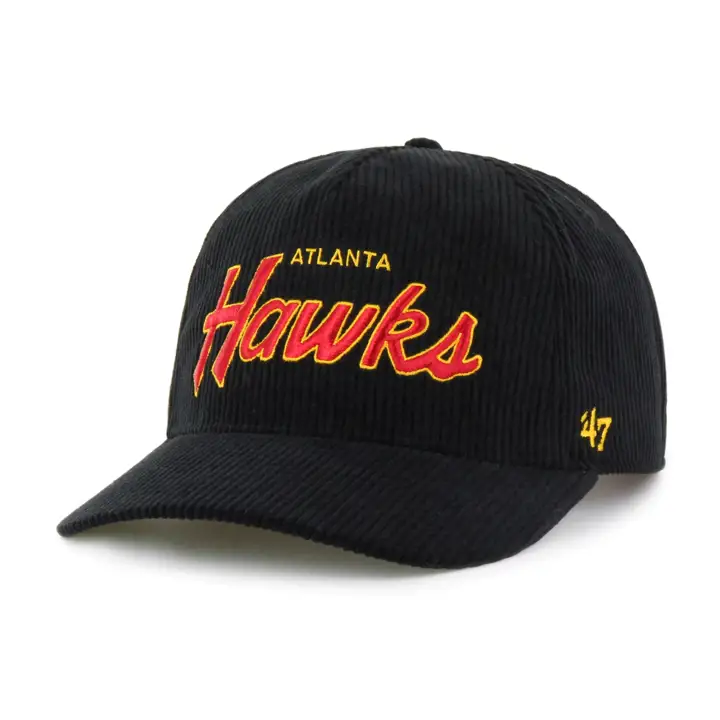 Atlanta Hawks NBA '47 Crosstown Cord Hitch NOIR/NOIR/GRIS