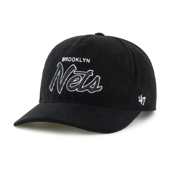 Brooklyn Nets NBA Casquette '47 Crosstown Cord Hitch NOIR/NOIR/GRIS