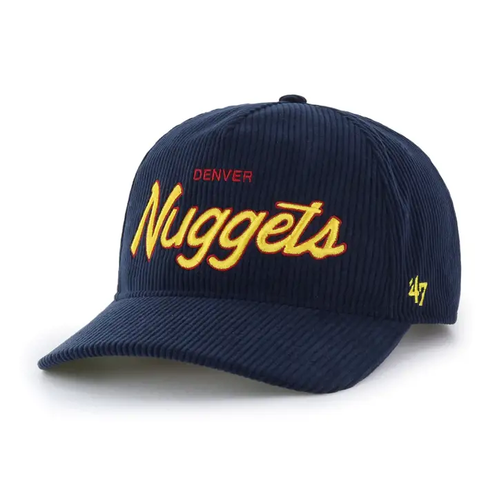 Casquette Denver Nuggets NBA '47 Crosstown Cord Hitch BLEU MARINE/BLEU MARINE/GRIS