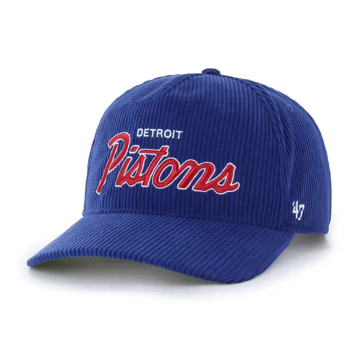 Detroit Pistons NBA Casquette ajustée '47 Crosstown Cord Hitch BLEU/BLEU/GRIS