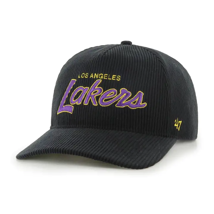 Los Angeles Lakers NBA '47 Crosstown Cord Hitch NOIR/NOIR/GRIS