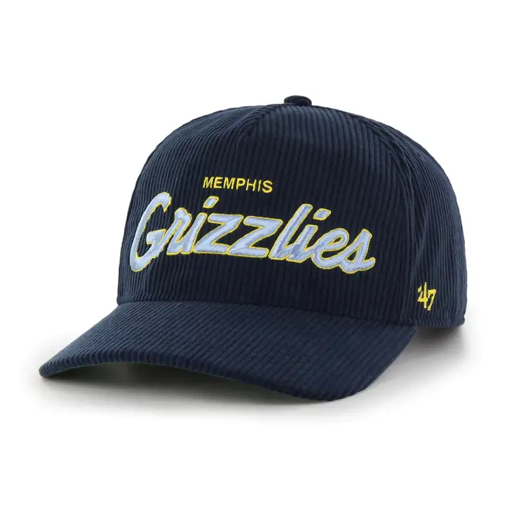 Memphis Grizzlies NBA '47 Crosstown Cord Hitch BLEU MARINE/BLEU MARINE/GRIS