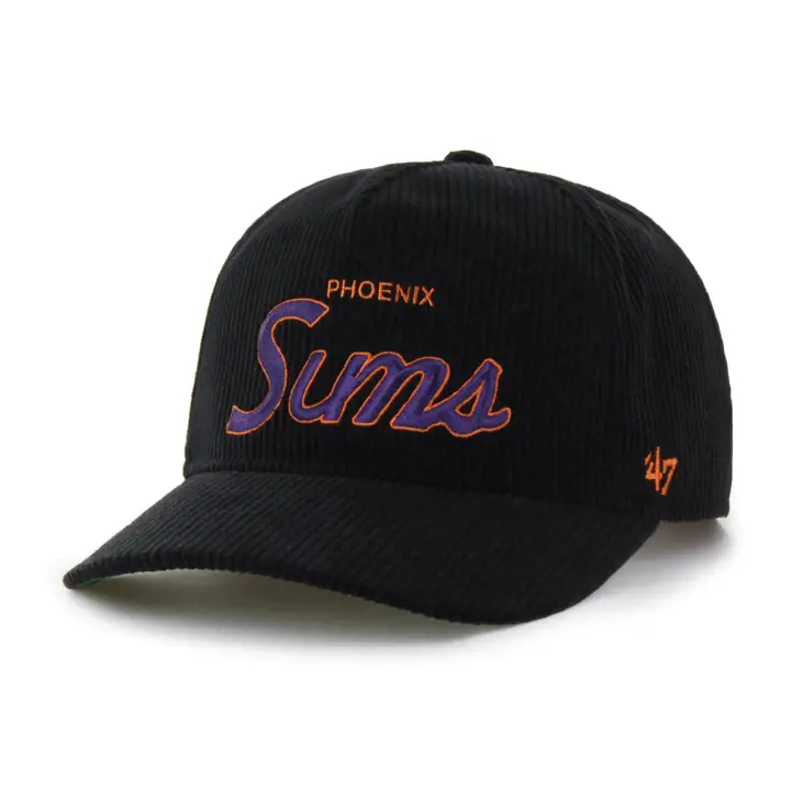 Casquette '47 Phoenix Suns NBA Crosstown Cord Hitch NOIR/NOIR/GRIS
