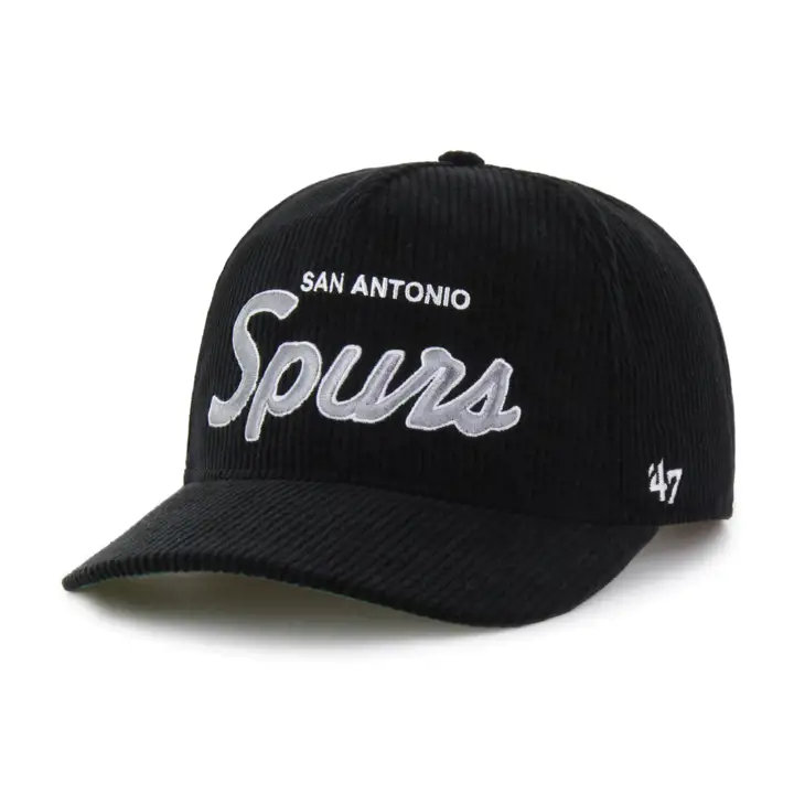 San Antonio Spurs NBA Casquette '47 Crosstown Cord Hitch NOIR/NOIR/GRIS
