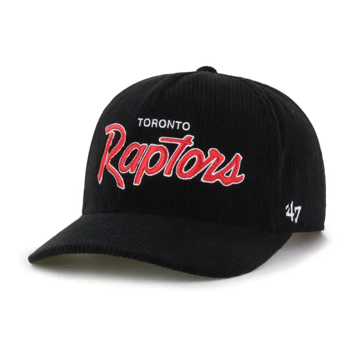 Casquette Toronto Raptors NBA '47 Crosstown Cord Hitch NOIR/NOIR/GRIS