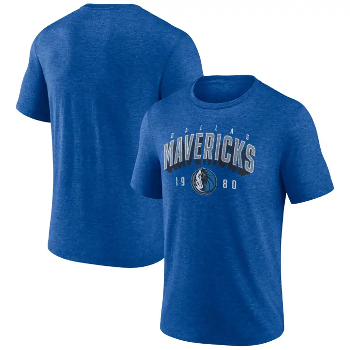 T-shirt bleu DALLAS MAVERICKS (NBA Team) - Date de création - Tri-Blend