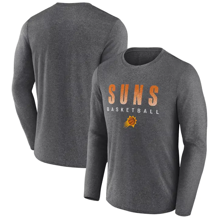 T-shirt à manches longues PHOENIX SUNS NBA Where Legends Play Charcoal