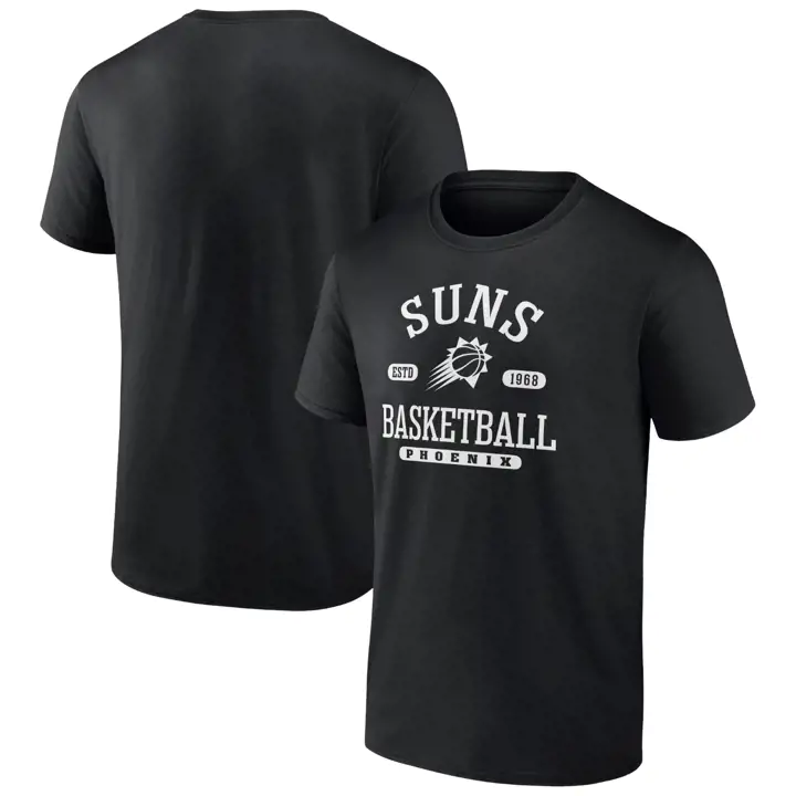 T-shirt PHOENIX SUNS NBA Coton N&B Calling Plays BLK