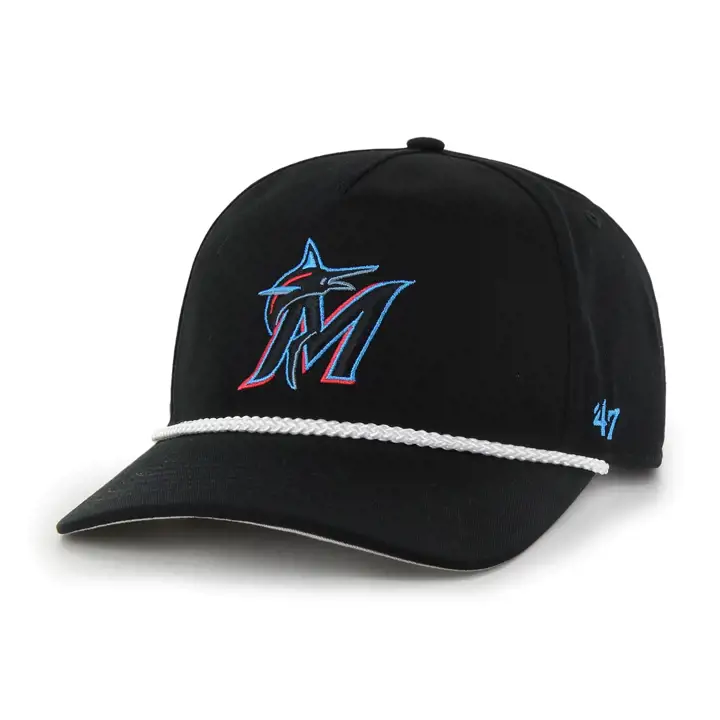 Casquette Miami Marlins MLB TC ROPE '47 HITCH BLK